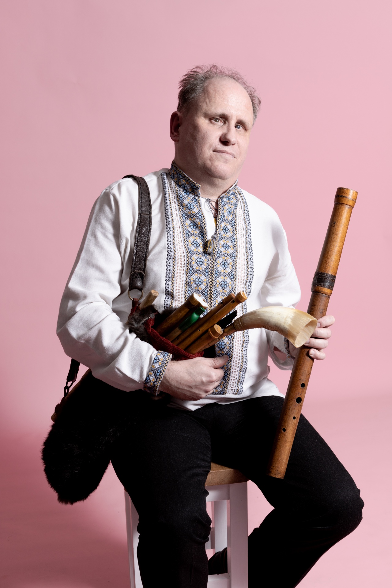 Piotr Michalski, sopiłki, dudy, gajdica, dżołomiga, fujara, śpiew